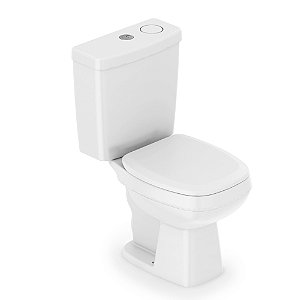 Kit Bacia Com Caixa P Harpic Assento Pp Soft Close E Complementos De Instalação City - 1207230591300 - Celite
