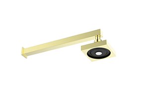 Ducha Com Haste Quadrada Auto Limpante - Gold - Wj-Dal-Ql-Gd - Jiwi