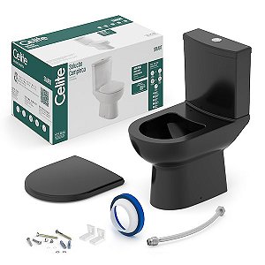 Kit Bacia Com Caixa, Assento Termofixo Soft Close E Complementos De Instalação Smart - 1167230021300 - Celite