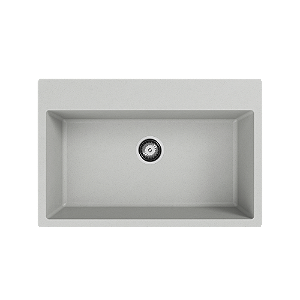 Cuba Cozinha Alecrim 80 - Duraquartz Branco Nevado - Sccd0020408 - Sabbia