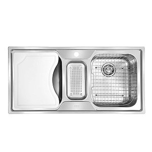 Cuba Tripla De Sobrepor Smart Franke 100X50 C/ Acessórios - 14872 -  Franke