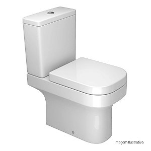 Bacia para Caixa Acoplada Piano Branco - P.330.17 - DECA