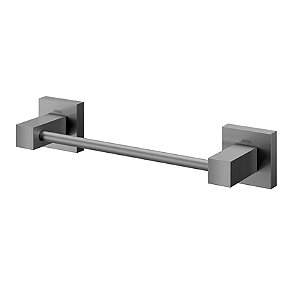 Porta-Toalhas Rosto Square Grafite Escovado - 00388470 - Docol