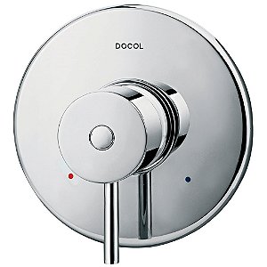 Acabamento Monocomando Para Chuveiro Baixa Pressão 3/4" Monet - 00421606 - Docol