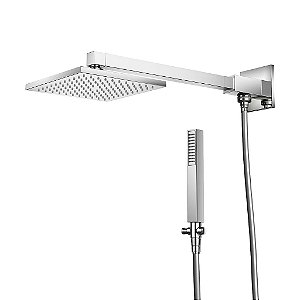 Chuveiro Square C/ Base Deca Sviador - Dn15(1/2") Cromado - 609106 - DOCOL