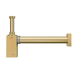 Sifão Para Banheiro Square Ouro Escovado - 00636072 - Docol