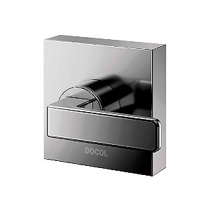 Acabamento Para Registro Docolbase 3/4" Docol Stillo Grafite Polido - 00823948 - Docol