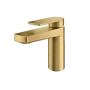 Torneira Para Banheiro Argon Ouro Escovado - 00847372 - Docol