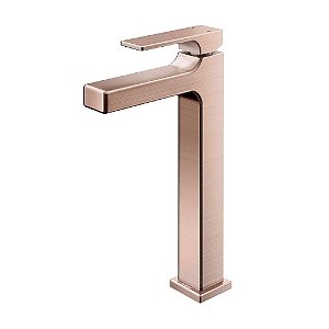 Monocomando Para Banheiro Bica Alta Edge Cobre Escovado - 00849769 - Docol