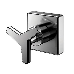 Acabamento Para Registro Docolbase 1/2", 3/4" E 1" Docol City Grafite Polido - 00877148 - Docol