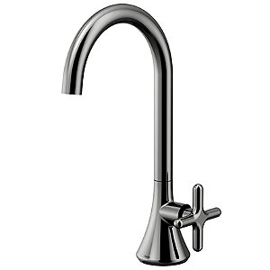 Torneira Para Banheiro 290 Liss Grafite Polido - 00921048 - Docol