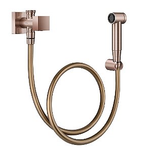 Ducha Higiênica Com Registro E Derivação Minima Cobre Escovado - 00931069 - Docol