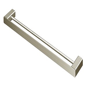 Porta-Toalhas Duplo Docol Flat Níquel Escovado - 01013744 - Docol