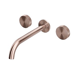 Misturador De Parede Mix&Match Com Bica 230 Cobre Escovado - 01251369 - Docol