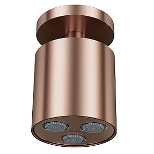 Chuveiro Mix&Match Docolrain Teto Cobre Escovado - 01681769 - Docol