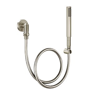 Ducha Manual C30 Com Joelho 90º Em Níquel Escovado - 01834644 - Docol