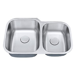 Cuba Dupla C201 Inox Escovado - ARE-C201 - ARELL