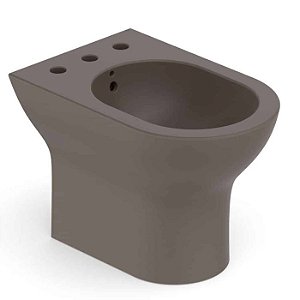 Bidê com 3 Furos para Misturador com Ladrão Nexo CAFÉ - B357434668 - ROCA