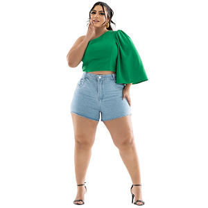 SHORT PLUS SIZE B/F TRADICIONAL REF-9549 TAM 46 AO 52