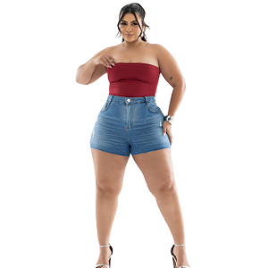 SHORT PLUS SIZE LYCRA TRADICIONAL REF-9934 (N-46 AO 52)
