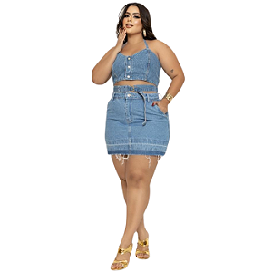 SAIA PLUS SIZE BARRA DESFIADA REF-9791 TAM-46 AO 52