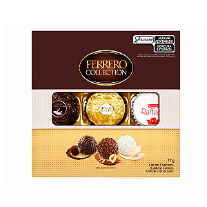 Bombons Ferrero Collection - Embalagem com 77G