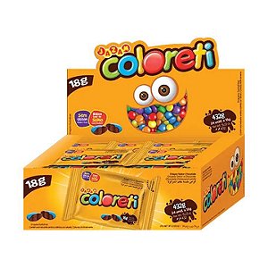 Confete de Chocolate Coloreti - Display 432G