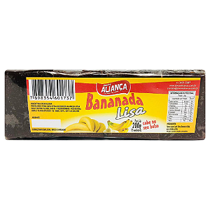 Bananada Lisa Aliança - Embalagem com 200G