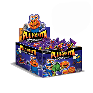Chiclete Plutonita Cabeça de Abóbora - Embalagem com 180G