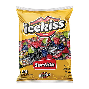 Bala Dura Cory Icekiss Sortida - Embalagem com 500G