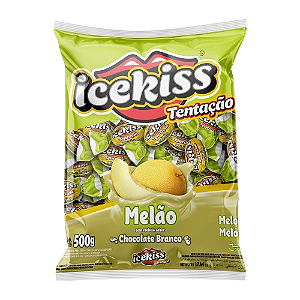 Bala Dura Cory Icekiss Melão - Embalagem com 500G