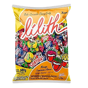 Bala Mastigável Cory Lilith Sortida - Embalagem com 500G