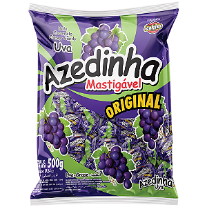 Bala Mastigável Cory Azedinha Uva - Embalagem com 500G