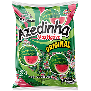 Bala Mastigável Cory Azedinha Melancia - Embalagem com 500G