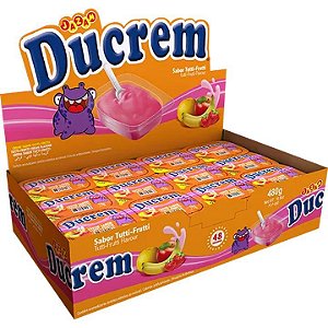Ducrem Jazam Sabor Tutti Frutti - Display com 480G