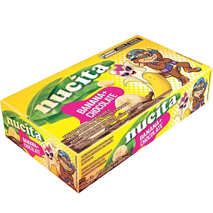 Creme Nucita Sabor Banana e Chocolate - Embalagem com 480G