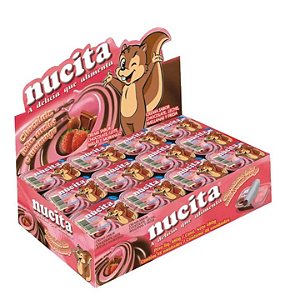 Creme Nucita Sabor Morango e Chocolate - Embalagem com 480G