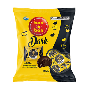 Bombom Arcor Bon o Bon Sabor Chocolate Dark - Embalagem com 750G