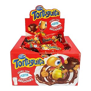 Caixa de Chocolate Tortuguita Sabor Brigadeiro - Embalagem com 372G