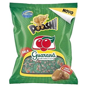Arcor Bala Poosh Sabor Guaraná - Pacote 600GR