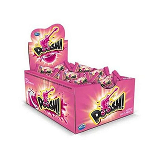 Chiclete Poosh Sabor Tutti Frutti - Embalagem com 200G