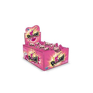 Chiclete Poosh Sabor Tutti Frutti - Display com 200G