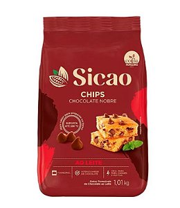 Chocolate Gota Chips Forneável Sicao Ao Leite - Embalagem com 1,01KG