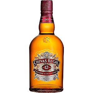 Pernod Whisky Chivas Regal 12 Anos - Garrafa 750ML