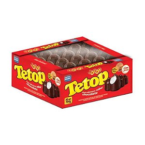 Tetop Sabor Chocolate Jazam - Display com 50 UN