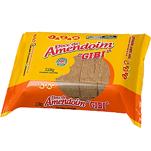 Doce de Amendoim Jazam Gibi - Embalagem com 2KG