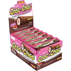 Croc-Choc Sabor Napolitano Jazam  - Display com 24UN