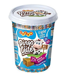 Pingo de Leite Jazam Light - Pote com 50 UN