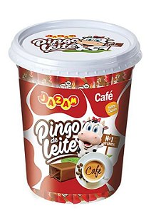Jazam  Pingo de Leite  Café - Pote com 50 UN