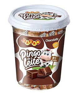 Pingo de Leite Jazam Chocolate - Pote com 50 UN
